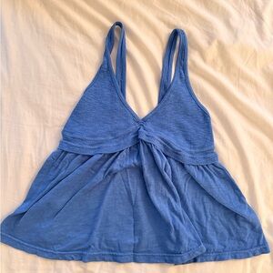 Free People Blue Camisole Top
